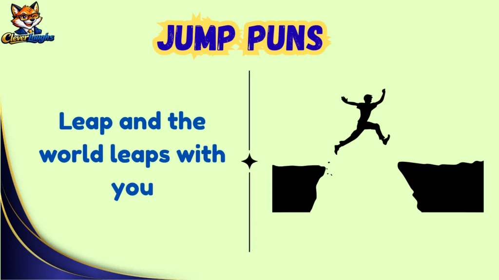 Clever Jump Puns for Social Media Captions