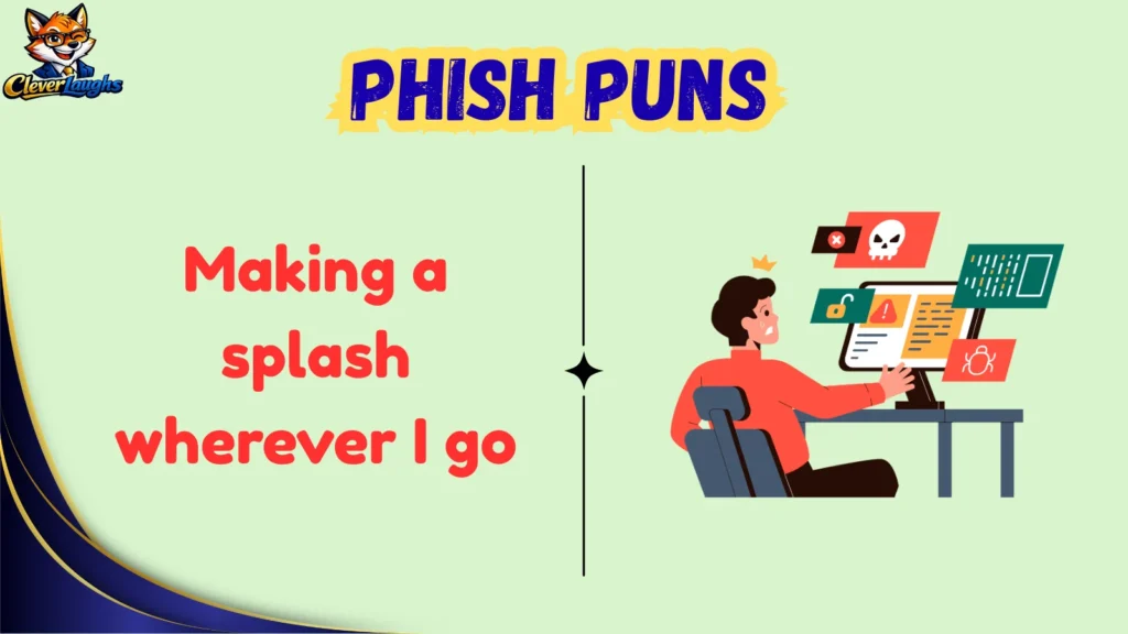 Clever Phish Puns for Social Media Captions