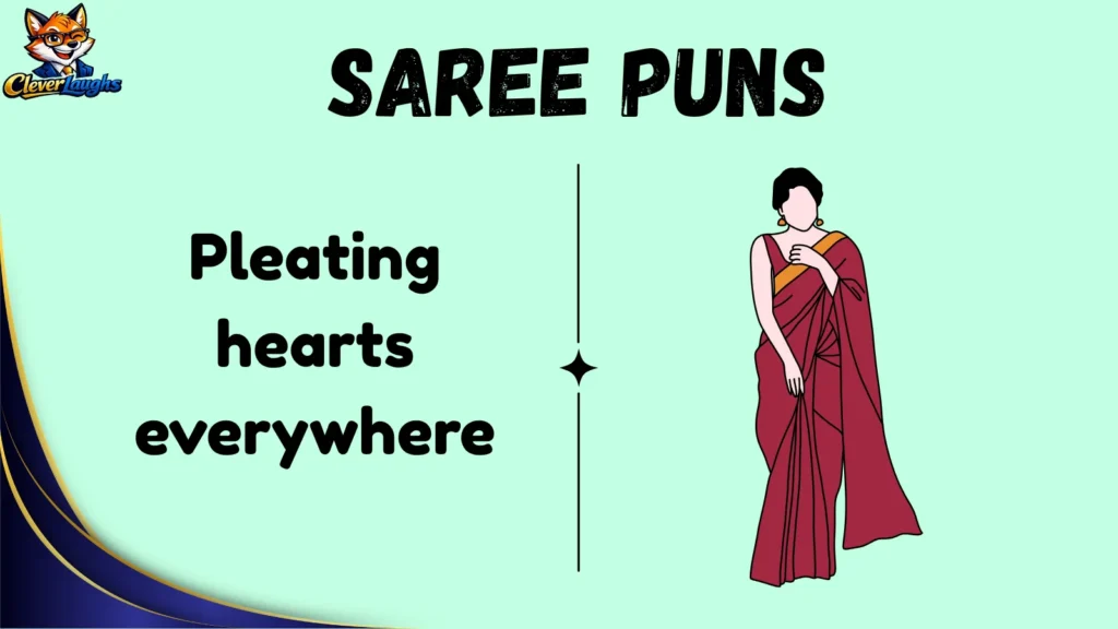 Cute Saree Puns for Instagram Captions