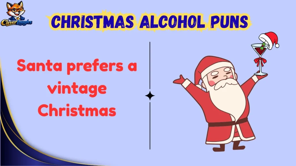 Funny Christmas Wine Puns