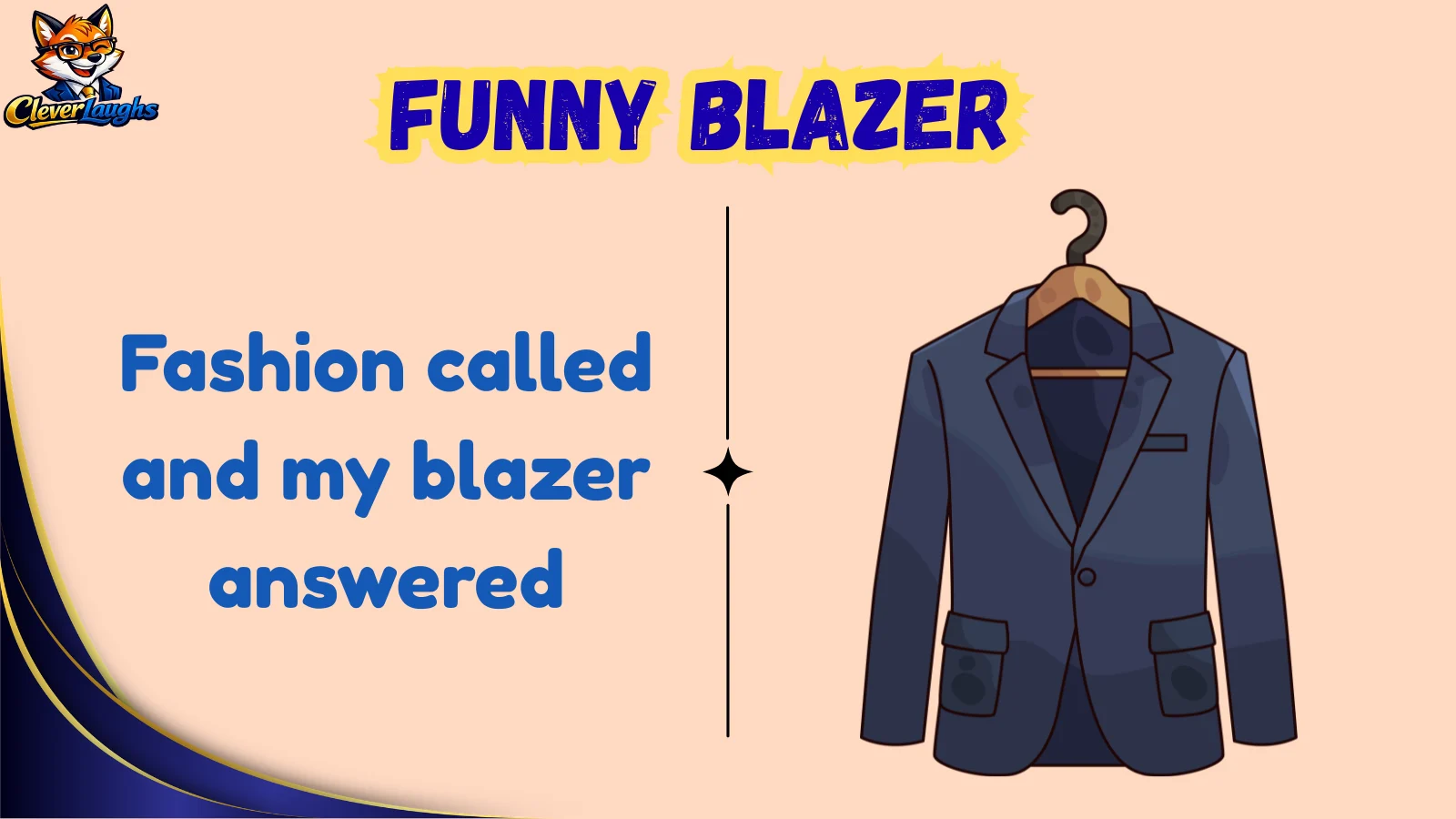 funny blazer