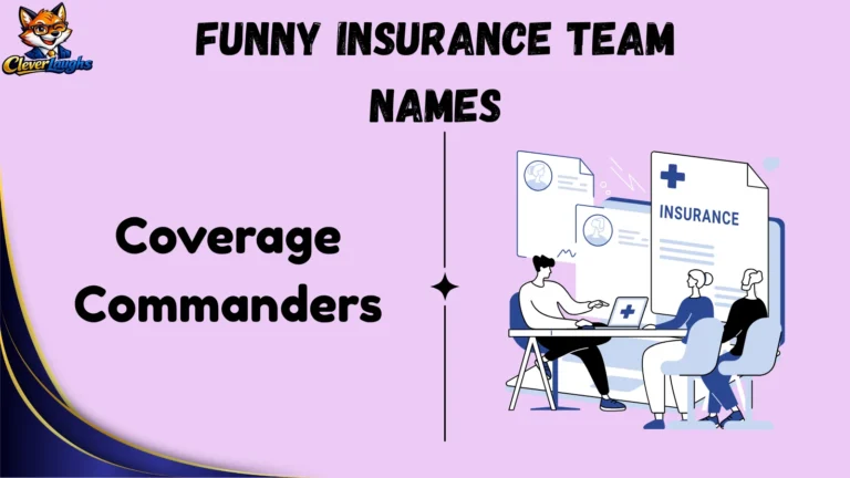 funny insurance team names