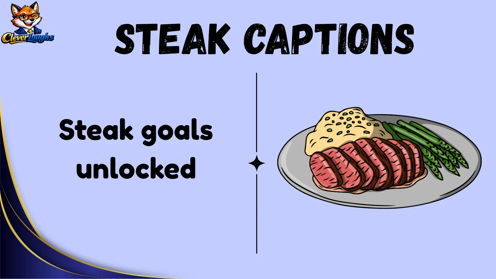 steak captions